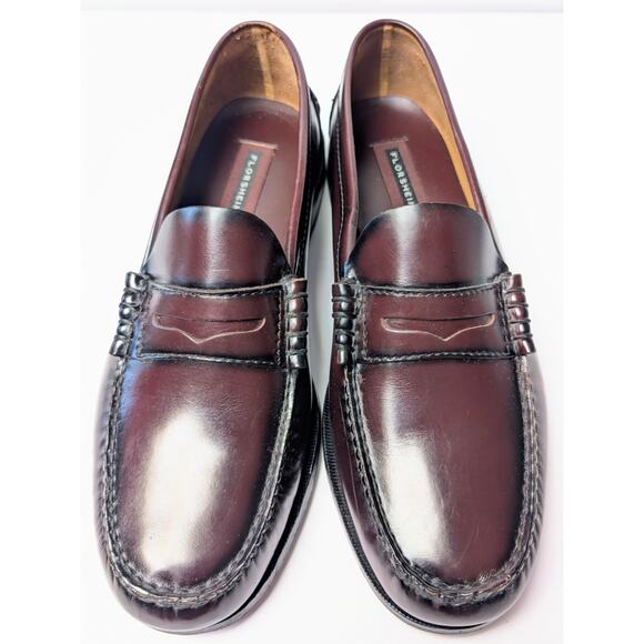 Florsheim Berkley Burgundy Penny Loafers MENS SIZE 11EEE Round Toe Slip On Shoes main image 5